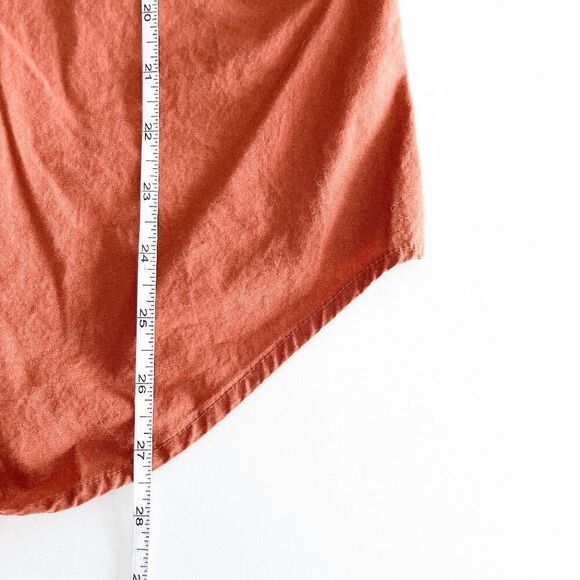 Billabong Mens Short Sleeve Slim Fit Button-Down Shirt Burnt Orange Size Large - Picture 5 of 6